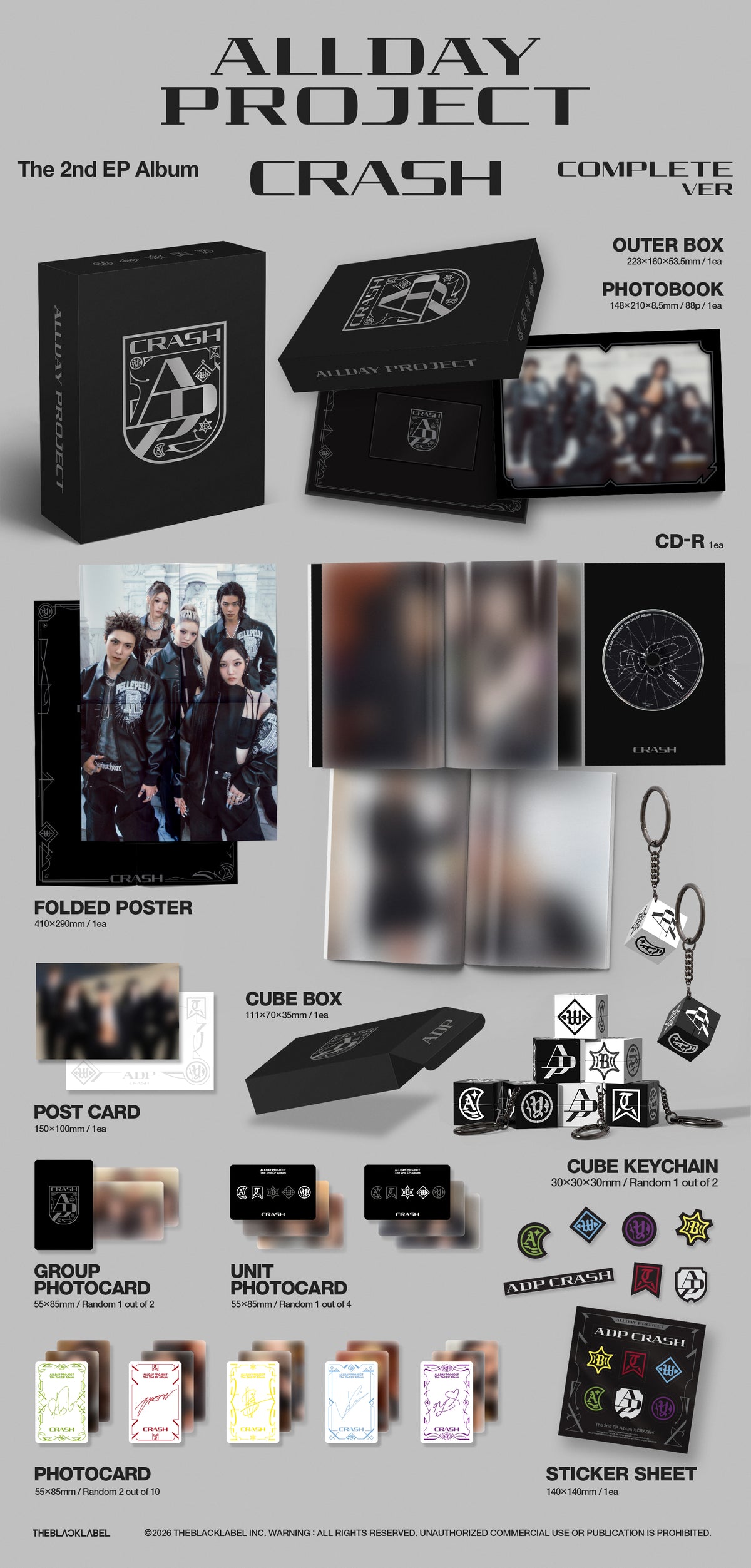 ALLDAY PROJECT The 2nd EP Album 'CRASH' COMPLETE ver.