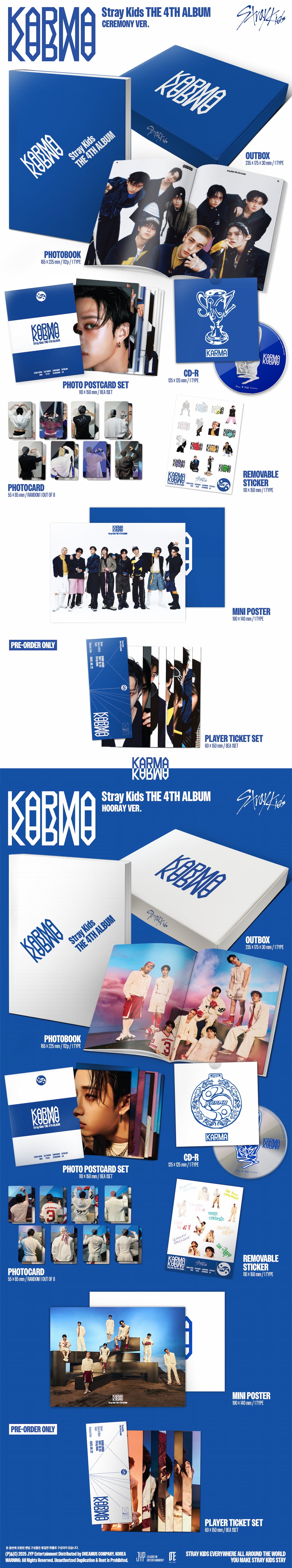STRAY KIDS THE 4TH ALBUM [ KARMA ]