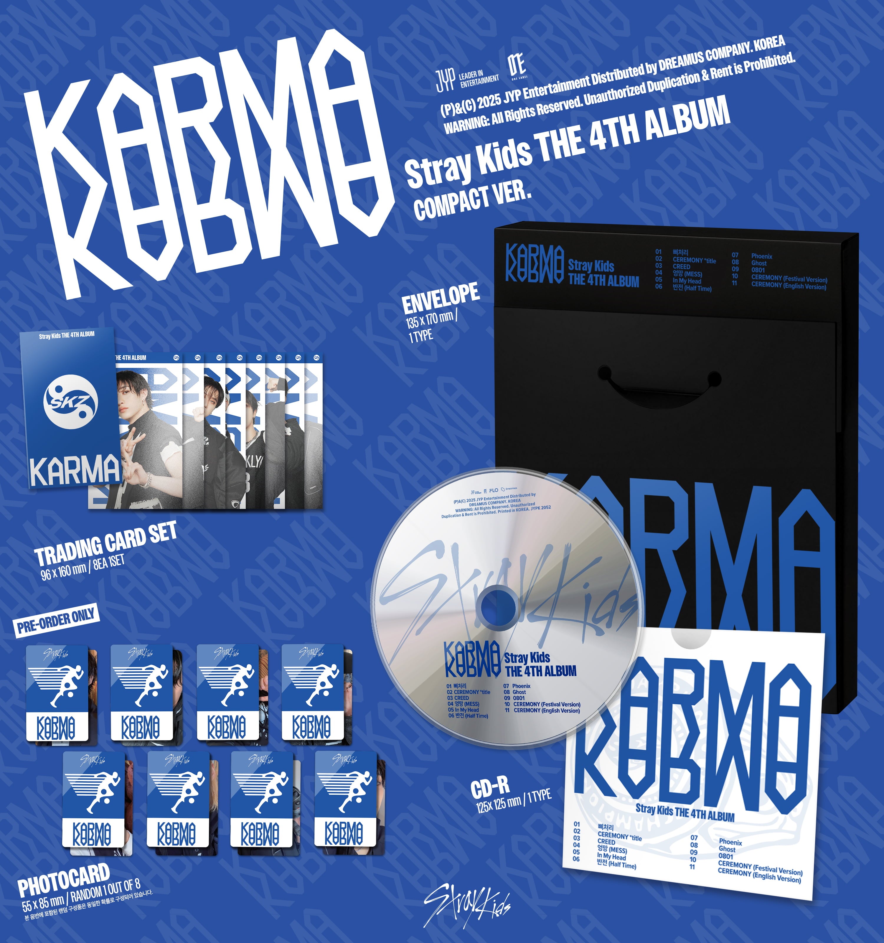 STRAY KIDS THE 4TH ALBUM [ KARMA ] COMPACT VER.