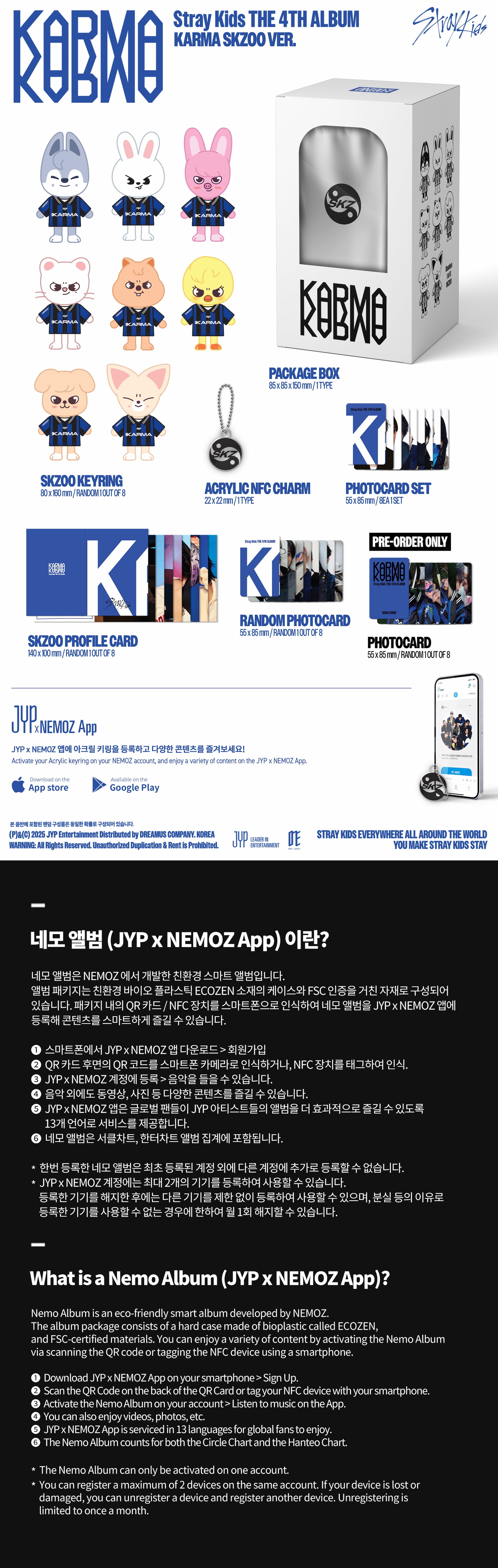 STRAY KIDS THE 4TH ALBUM [ KARMA ] SKZOO Ver.