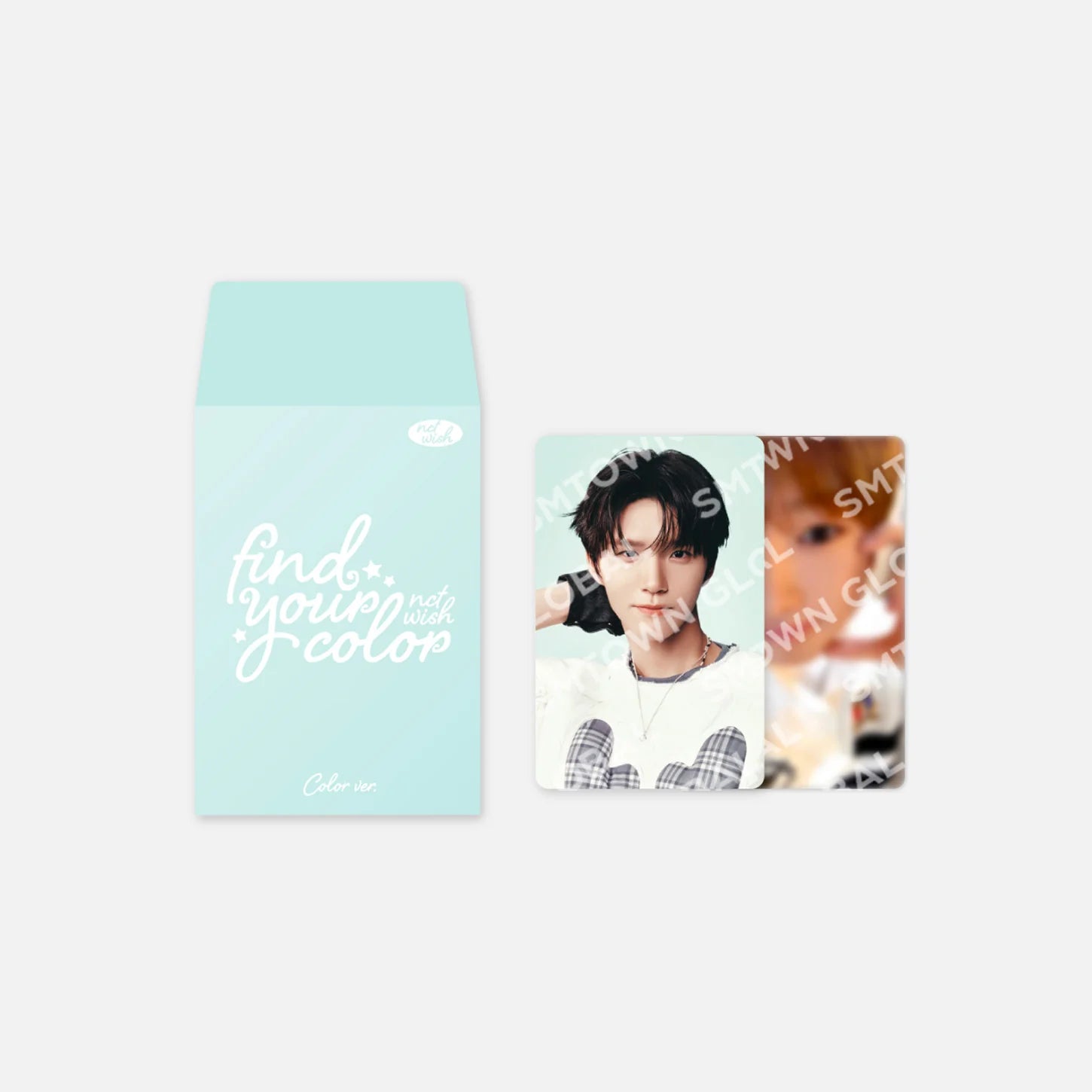 NCT WISH RANDOM TRADING CARD SET COLOR ver. POP UP FIND YOUR COLOR MD