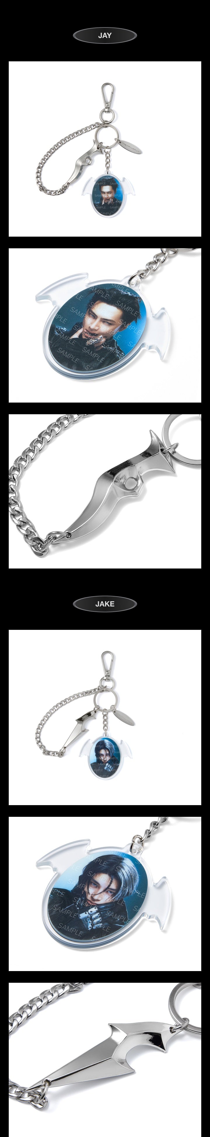 ENHYPEN THE SIN VANISH ACRYLIC PHOTO KEYRING