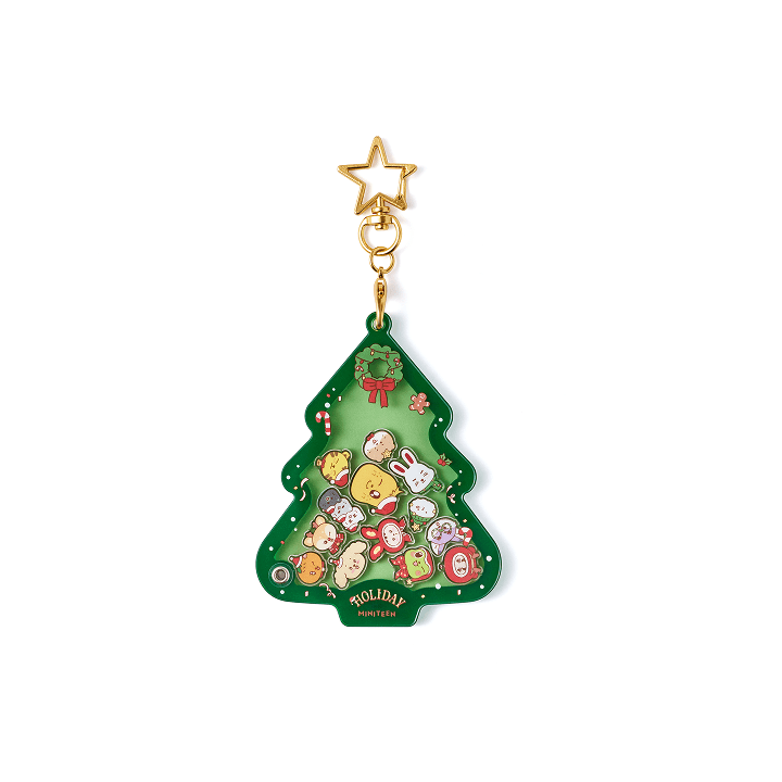 SEVENTEEN [HOLODAY WITH MENITEEN]  ACRYLIC KEYRING GREEN