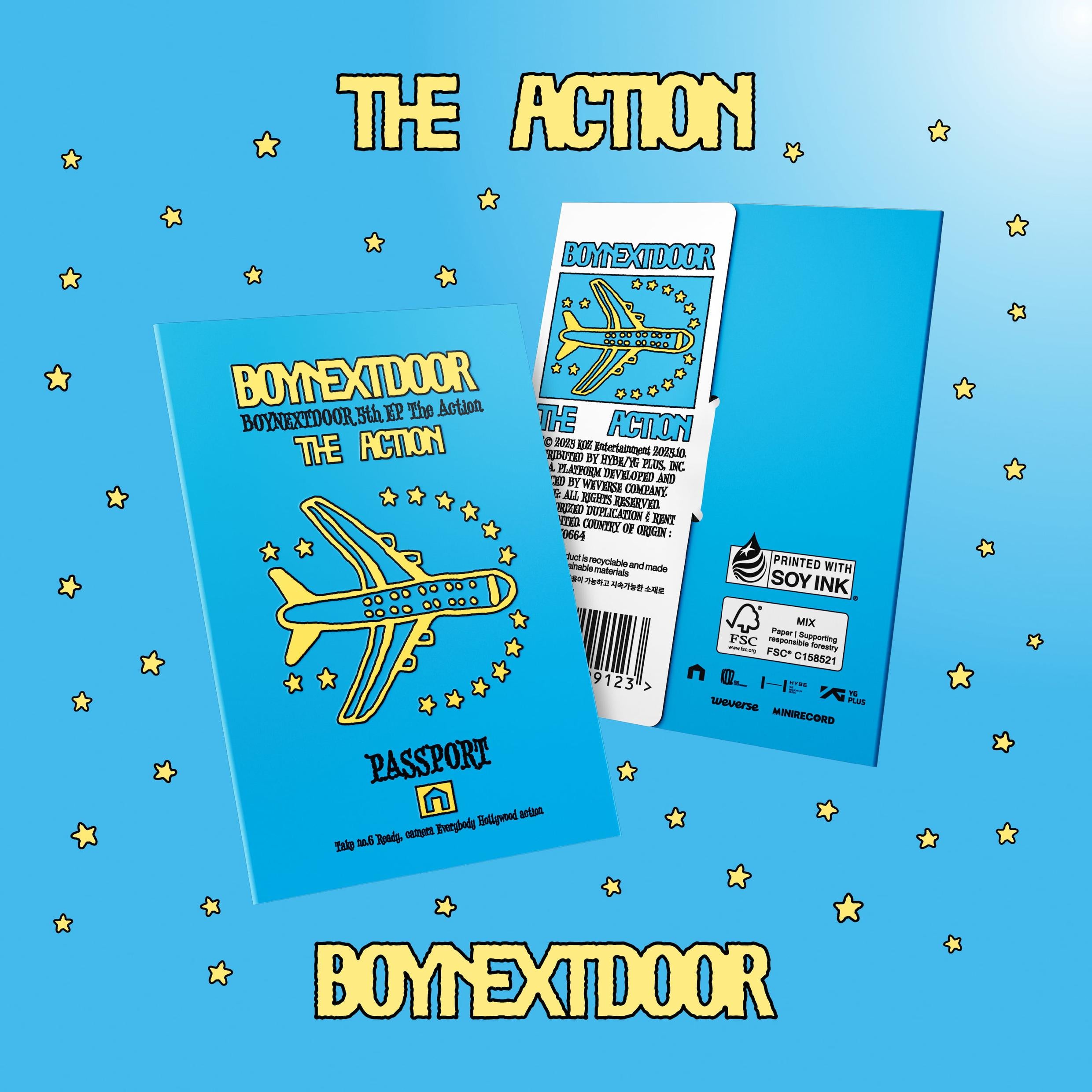 BOYNEXTDOOR 5TH EP [THE ACTION] WEVERSE ALBUM VER.