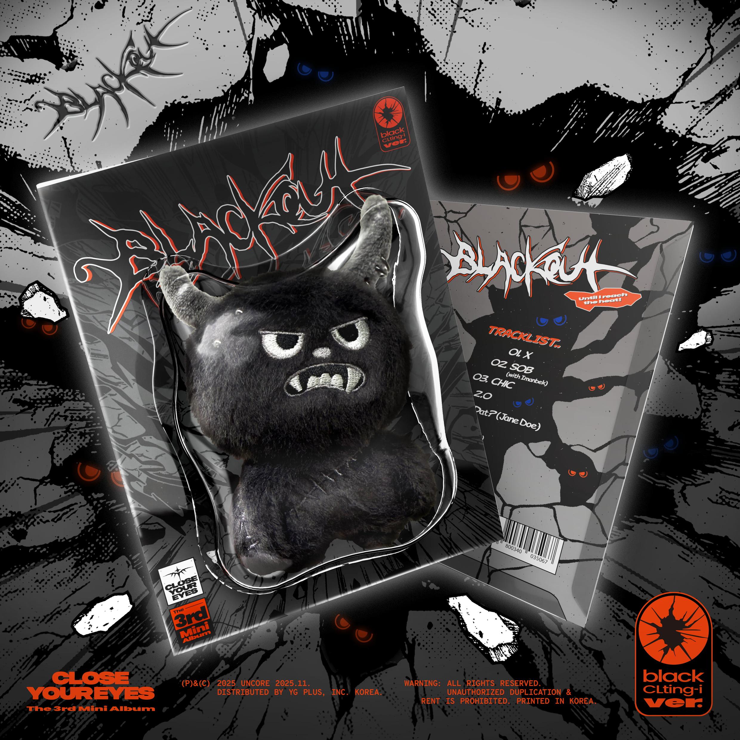 CLOSE YOUR EYES THE 3RD MINI ALBUM [BLACKOUT] black CLting-i VER.