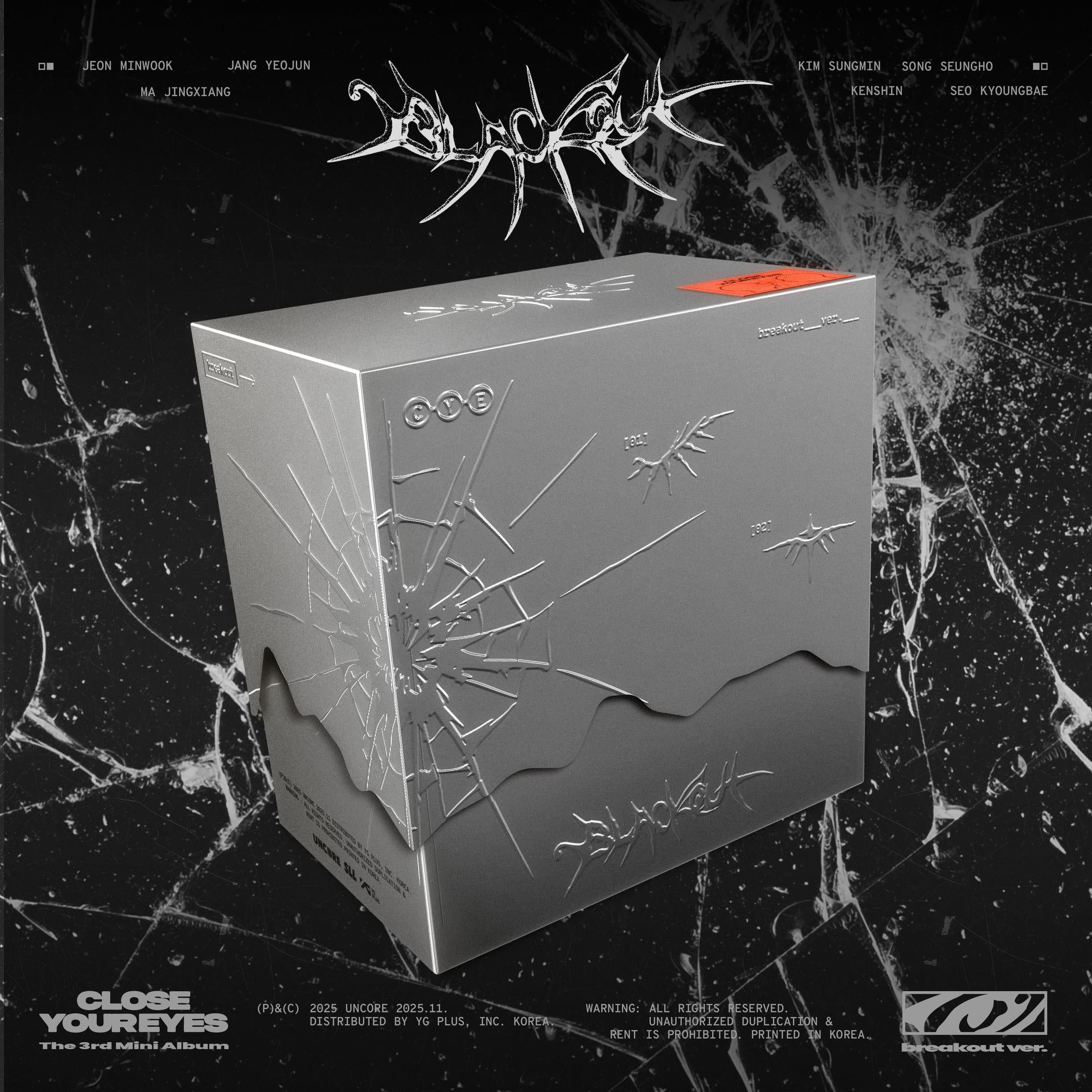 CLOSE YOUR EYES THE 3RD MINI ALBUM [BLACKOUT] BLACKBOUT VER.