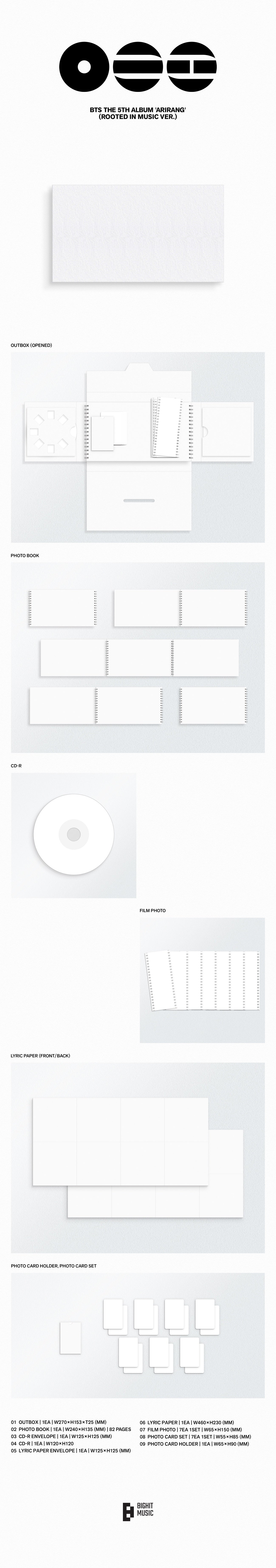 BTS 5TH ALBUM [ARIRANG] STANDARD VER.