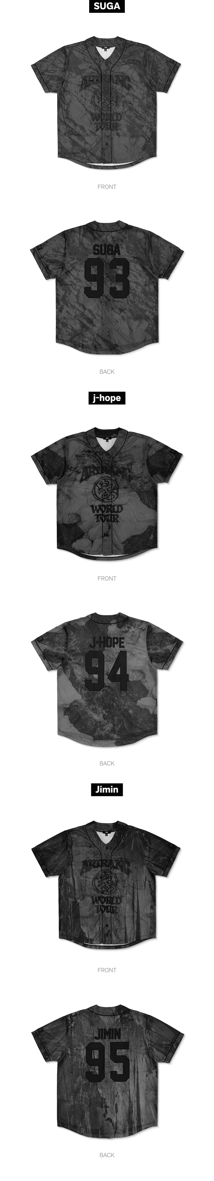 BTS WORLD TOUR [ARIRANG] S/S JERSEY (KR VER.)