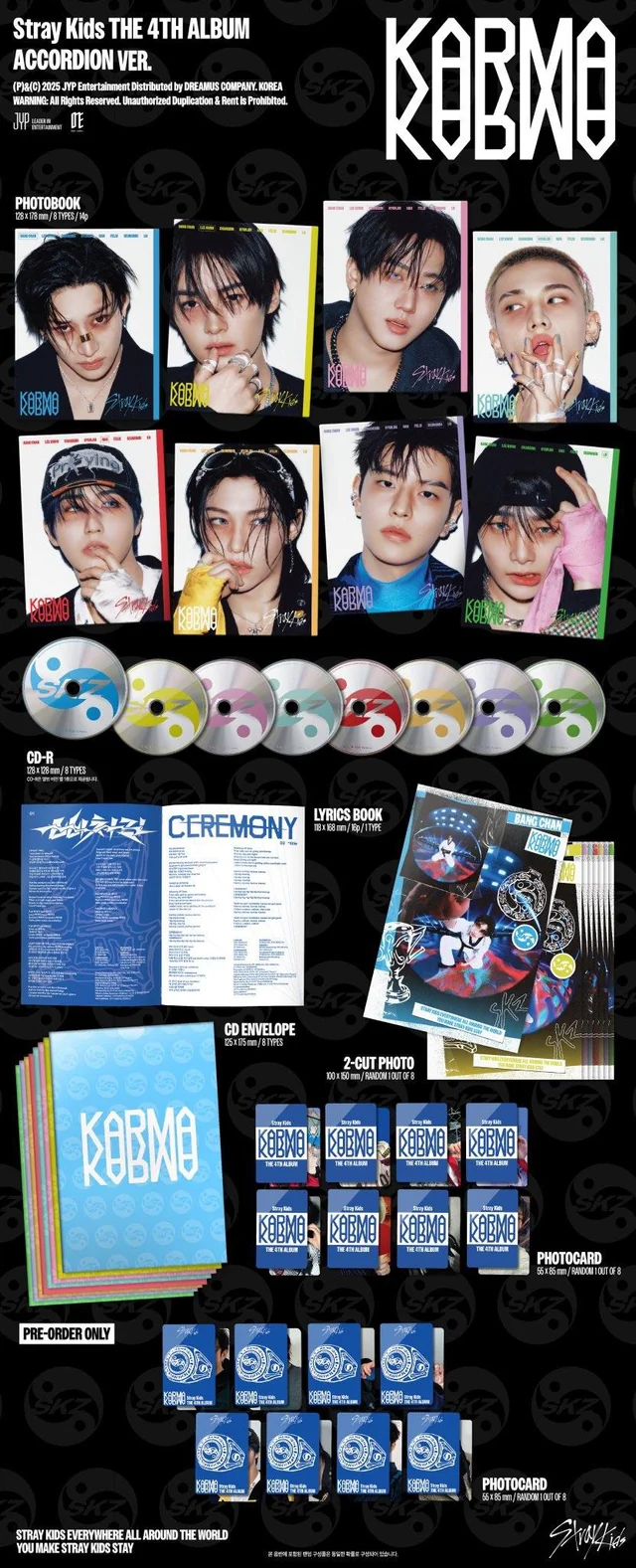 STRAY KIDS THE 4TH ALBUM [ KARMA ] ACCORDION VER.