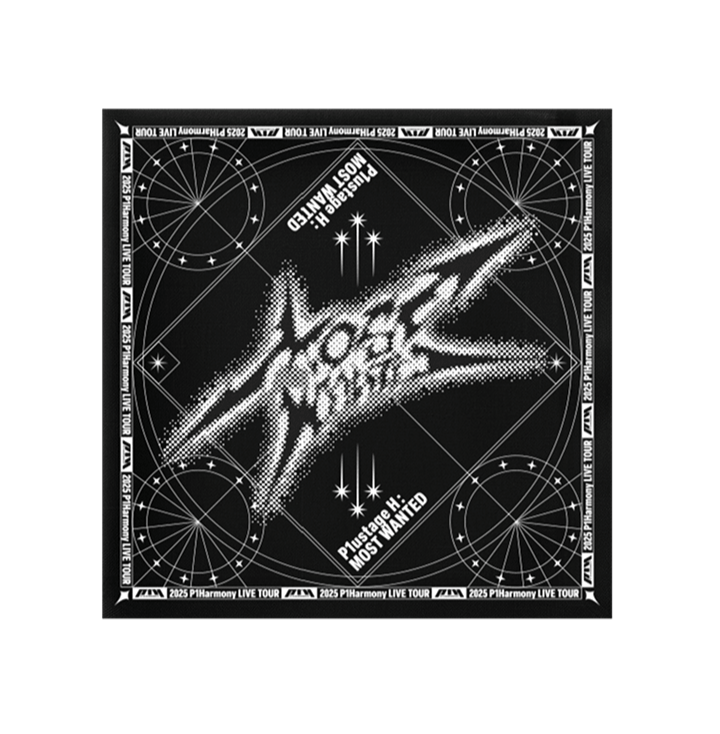 P1HARMONY 2025 LIVE TOUR [P1ustage H: MOST WANTED] BANDANA