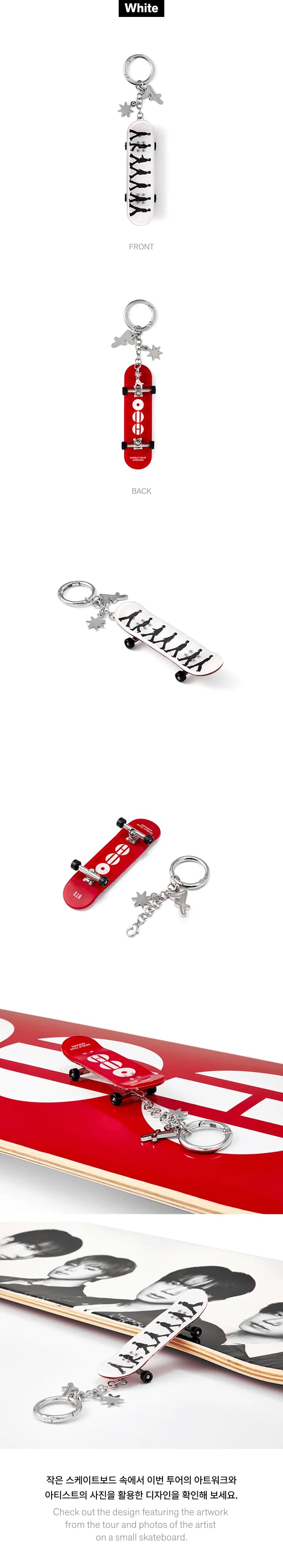 BTS WORLD TOUR [ARIRANG] Mini Skate Board Keyring