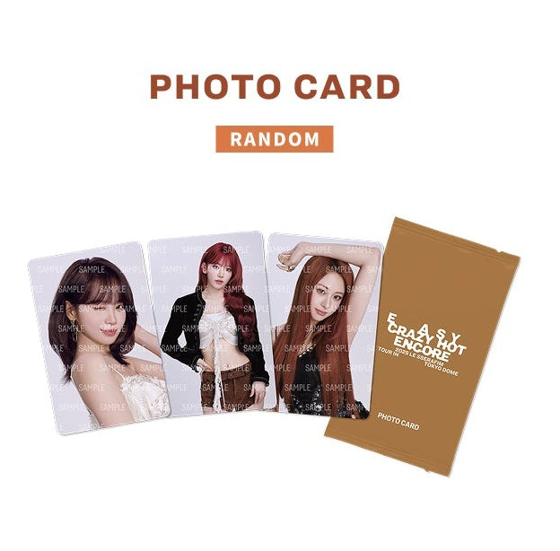 LE SSERAFIM [EASY CRAZY HOT ENCORE IN JAPAN] PHOTO CARD SET
