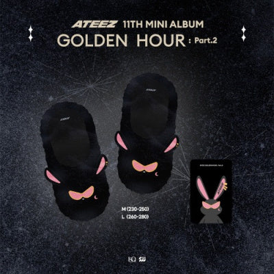 ATEEZ  MITO FUR SLIPPERS [GOLDEN HOUR : Part.2 Official MD]