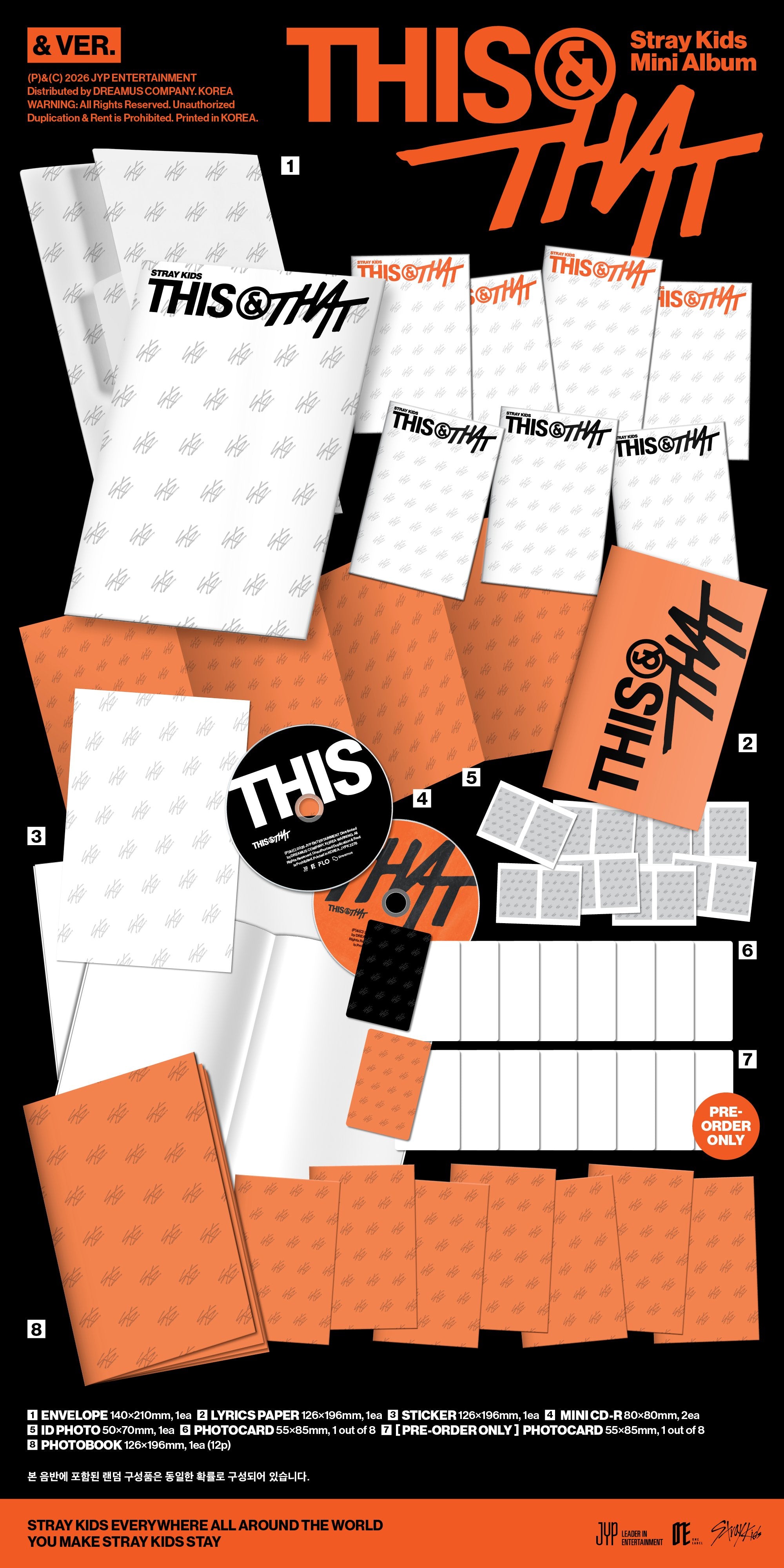 STRAYKIDS 1OTH MINI ALBUM [THIS&THAT] & VER.