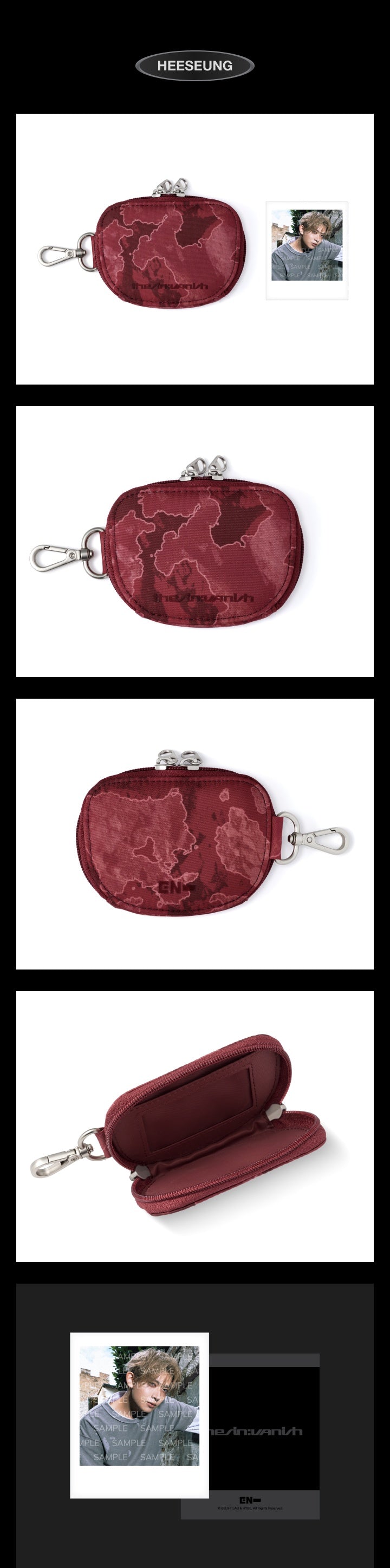 ENHYPEN THE SIN VANISH POUCH