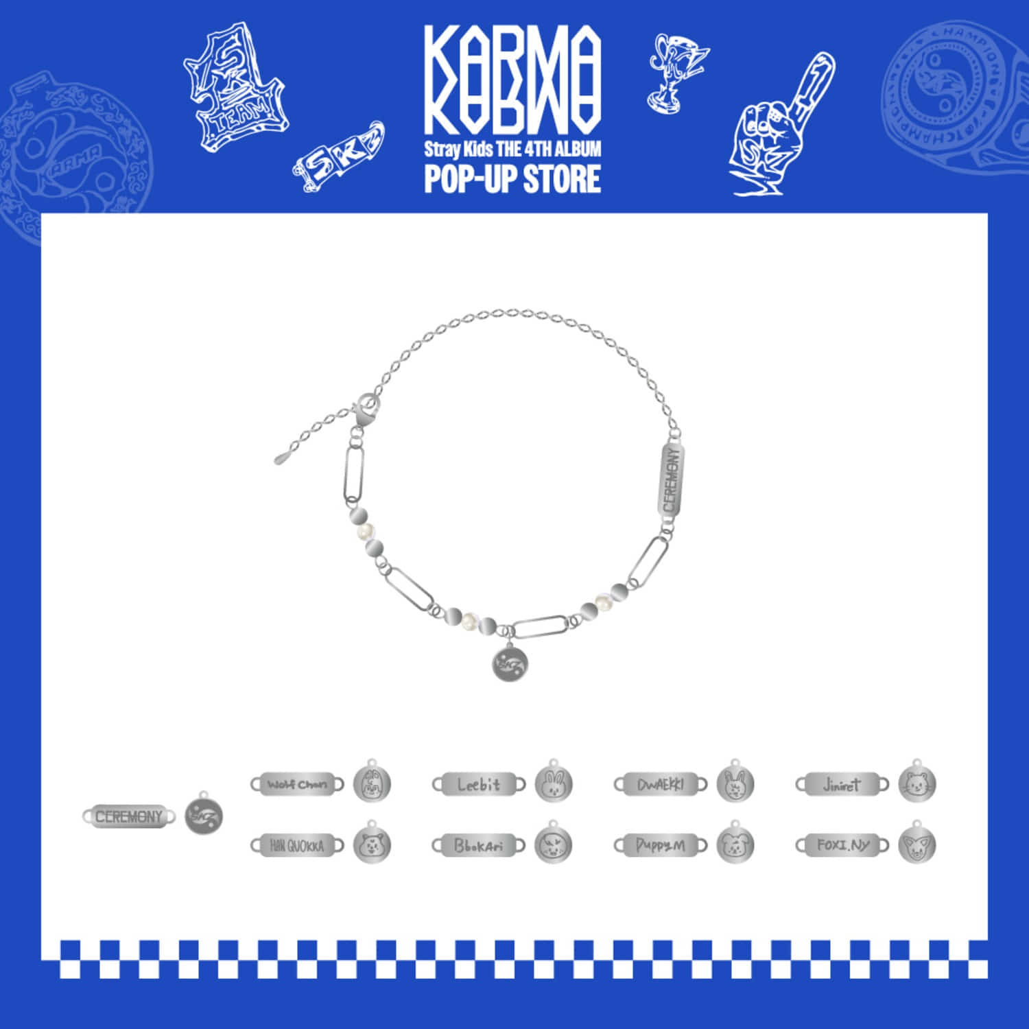 STRAYKIDS POP-UP STORE [KARMA] MD SKZOO CEREMONY NECKLACE