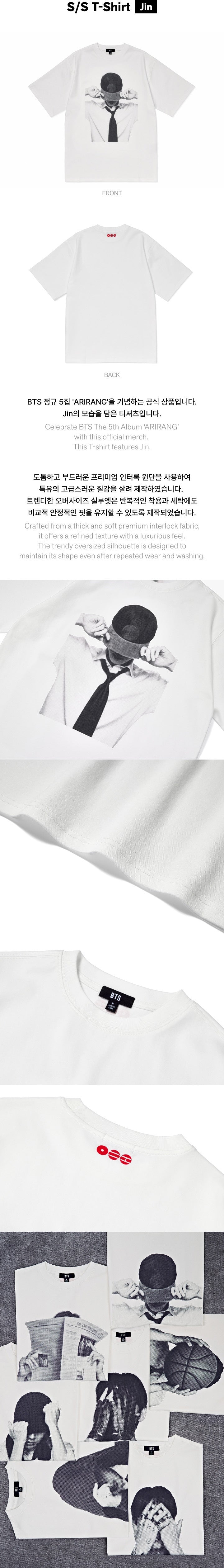 BTS [ARIRANG] S/S T-SHIRT (JIN)