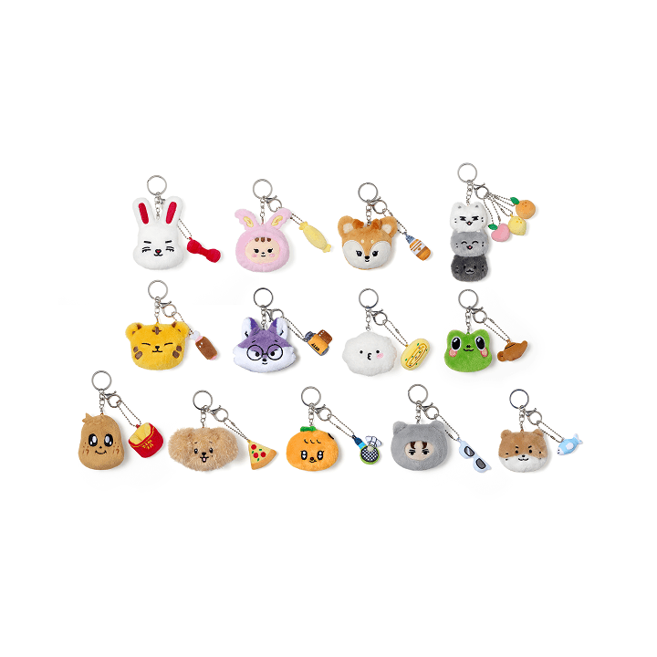 SEVENTEEN MINITEEN HOUSE PARTY FACE PLUSH KEYRING