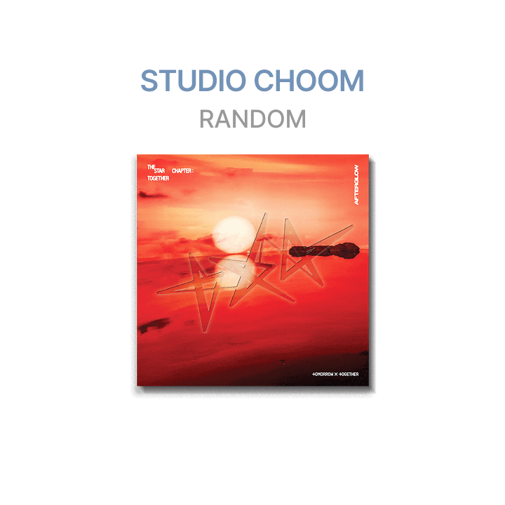 TXT 4TH MINI STAR CHAPTER [TOGETHER] AFTER GLOW VER. + STUDIO CHOOM (RANDOM)