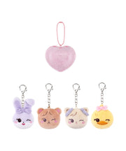 BLACKPINK [DEADLINETOUR] CHARACTER PLUSH FACE KEYRING + CASE