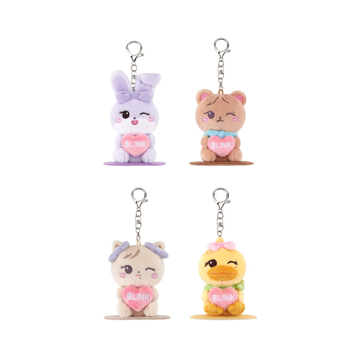 BLACKPINK [DEADLINETOUR] CHARACTER MAGNETIC PLUSH KEYRING