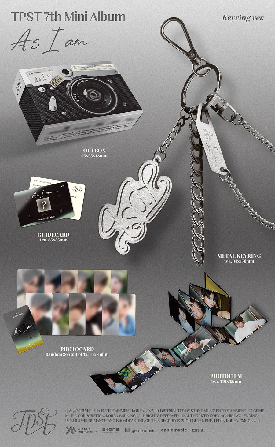 TEMPEST 7TH MINI ALBUM [AS I AM] KEYRING VER.