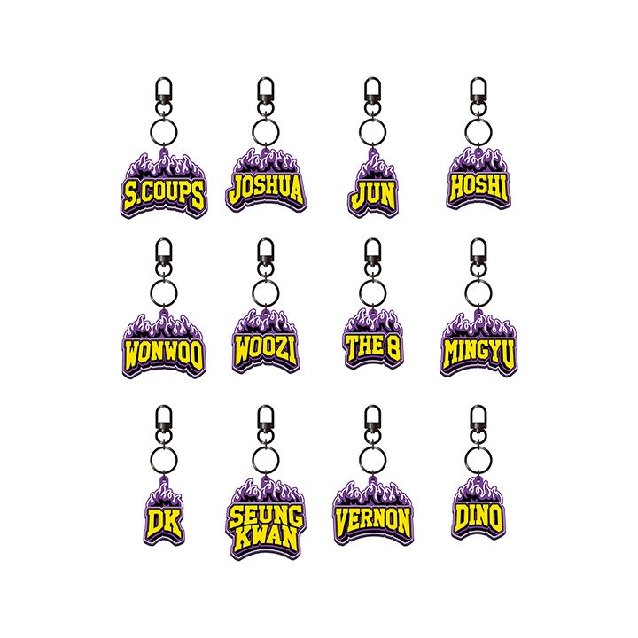 SEVENTEEN JP MD [25 SEVENTEEN's HOME] RUBBER KEYRING