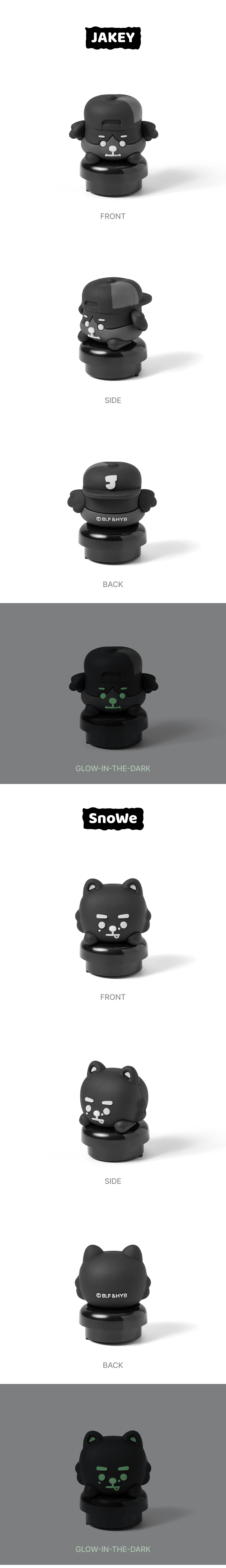 ENHYPEN Spooky Enchin Light Stick Deco Figure (Pre-Order)