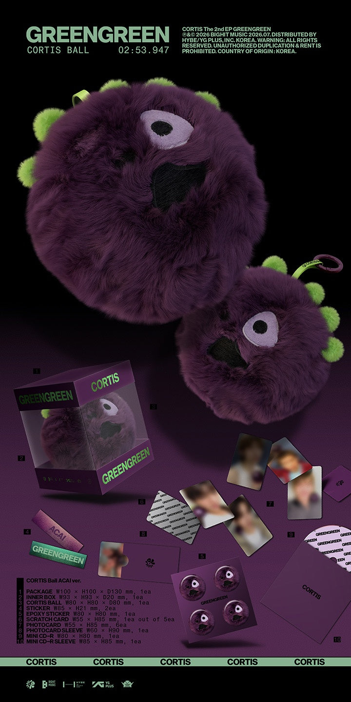 CORTIS 2ND EP [GREENGREEN] CORTIS BALL VER.