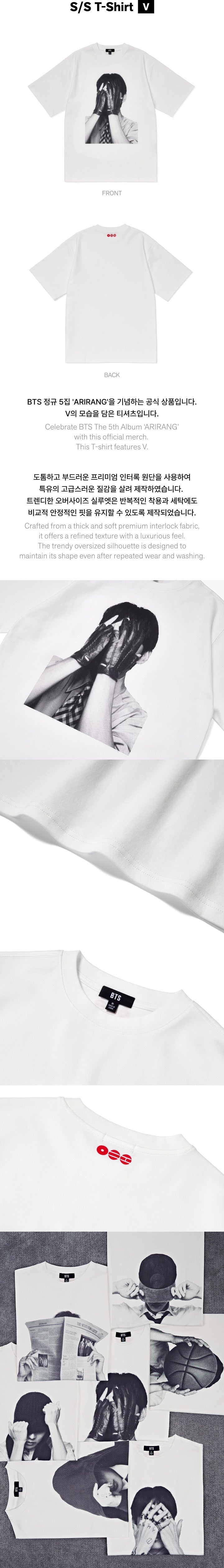 BTS [ARIRANG] S/S T-SHIRT (V)