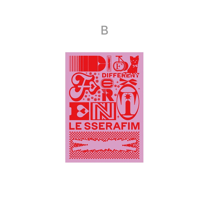 LE SSERAFIM 4TH JP SINGLE [DIFFERENT] NOSTALGIC YLANG VER.