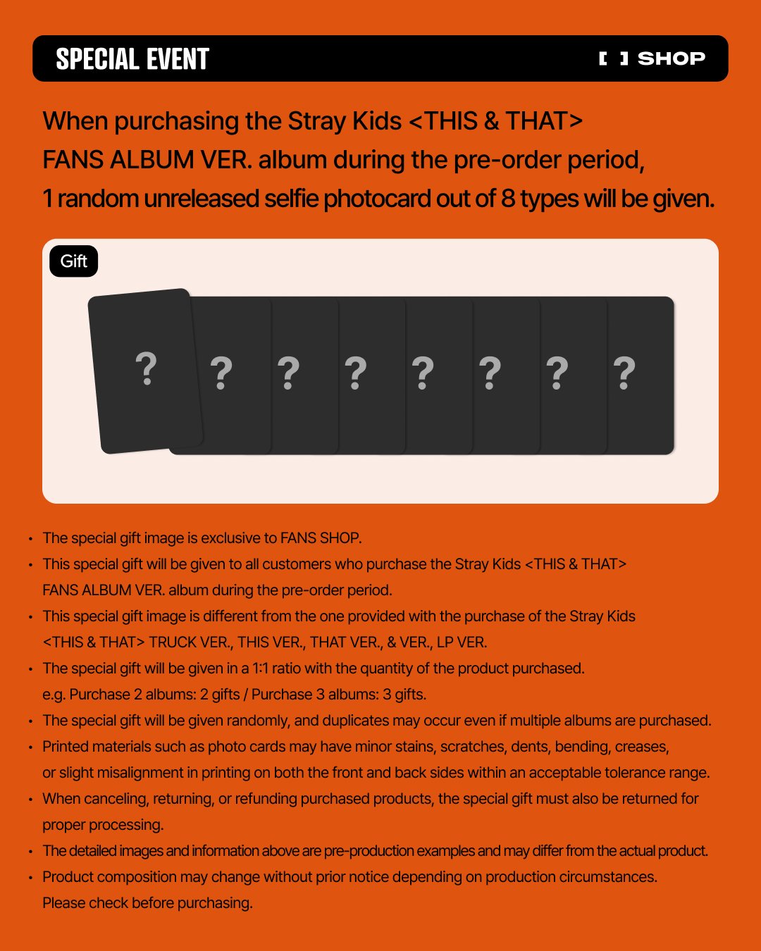 STRAYKIDS 1OTH MINI ALBUM [THIS&THAT] FANS ALBUM VER.