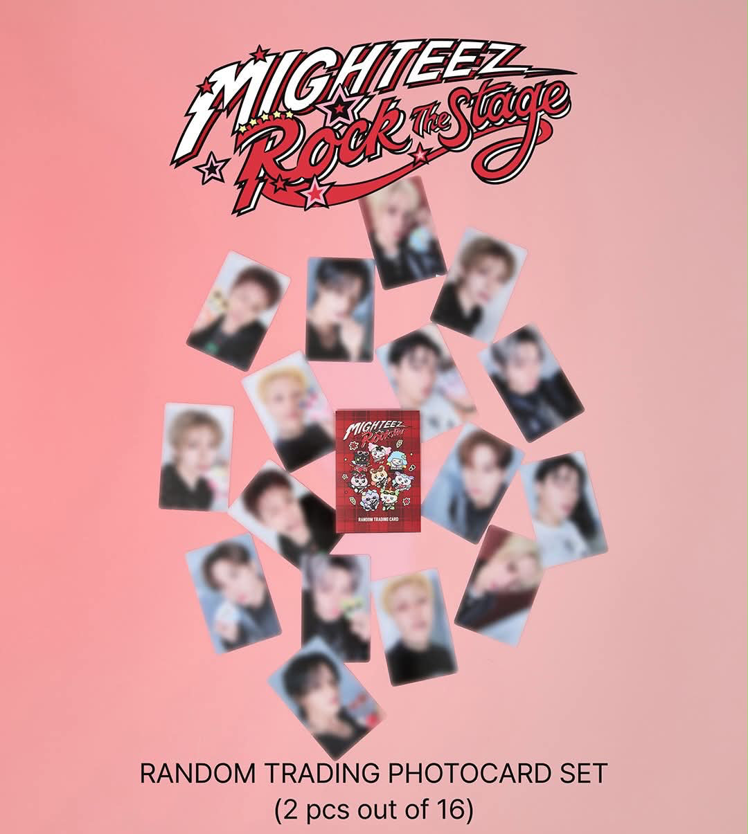 Mighteez Rock the Stage Random Trading Photocard Set (Pre-Order)