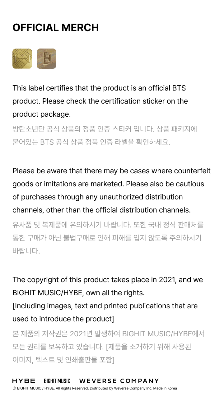 BTS WORLD TOUR [ARIRANG] Zip Up Hoodie (Charcoal) KR VER