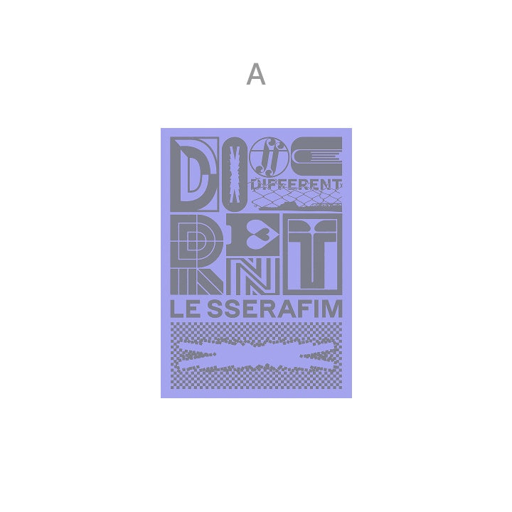 LE SSERAFIM 4TH JP SINGLE [DIFFERENT] OFFBEAT CLOVE VER.