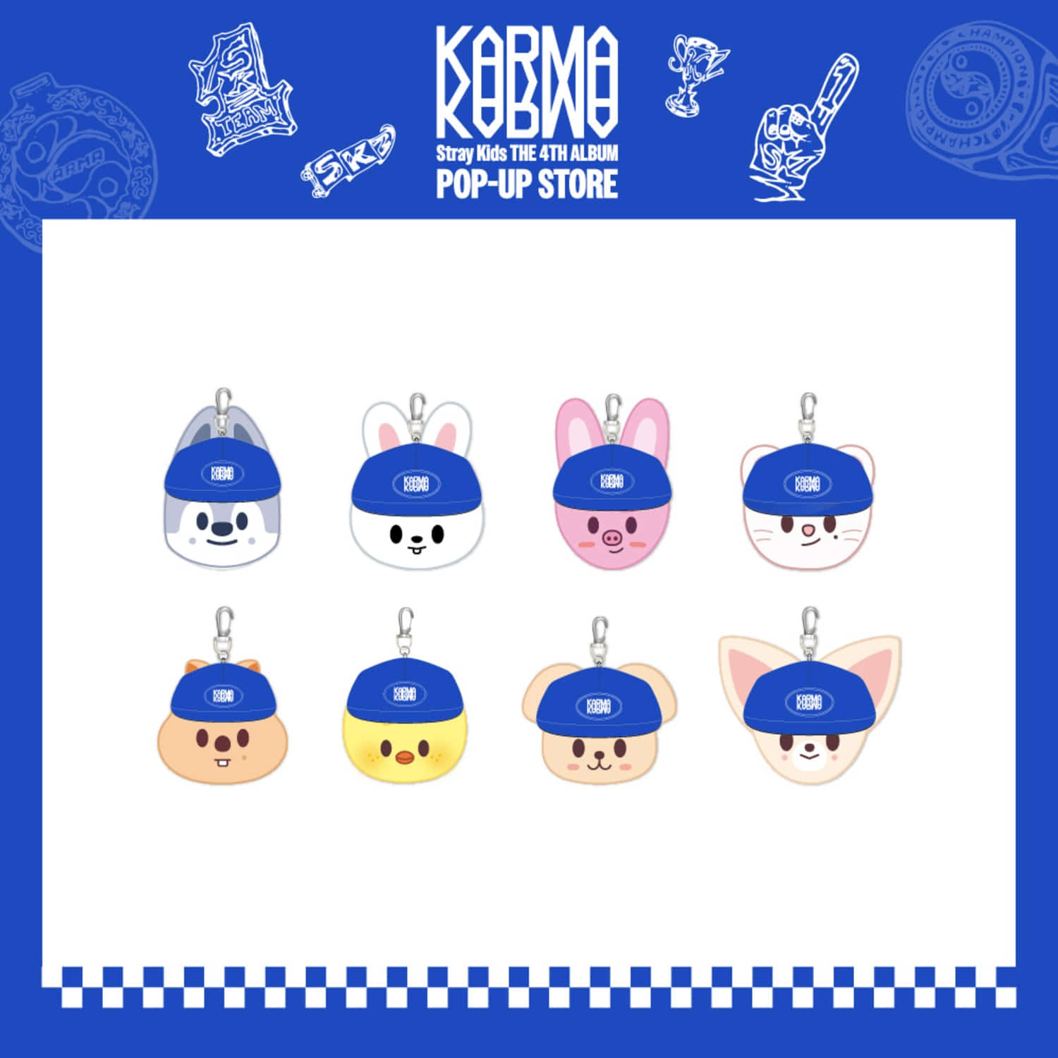 STRAYKIDS POP-UP STORE [KARMA] MD SKZOO CEREMONY BALLCAP PLUSH