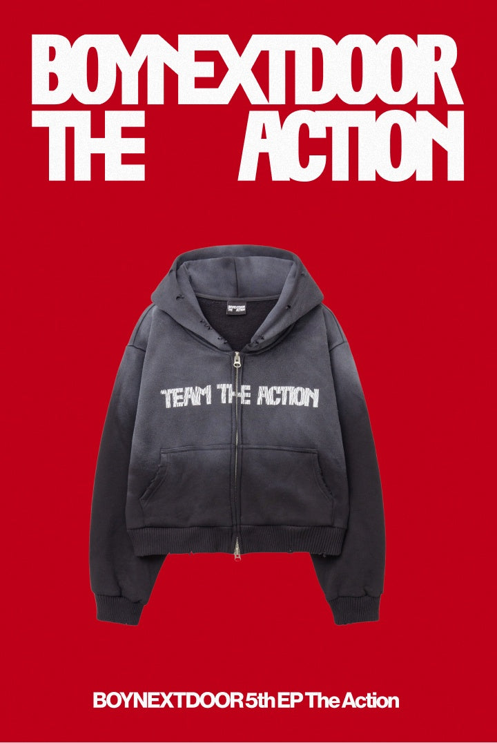 BOYNEXTDOOR 5TH EP [THE ACTION] OFFICLA MD ZIP-UP HOODIE