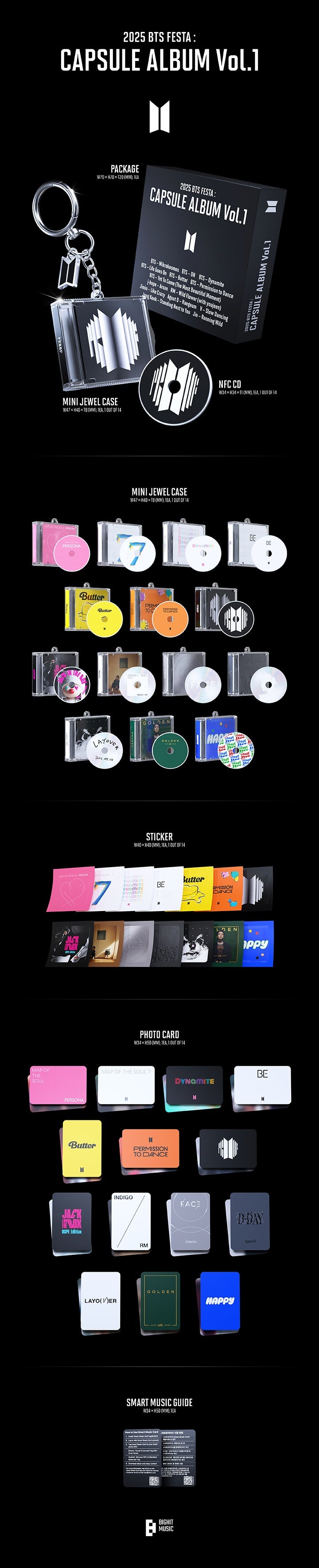 BTS 2025 FESTA : CAPSULE ALBUM Vol.1