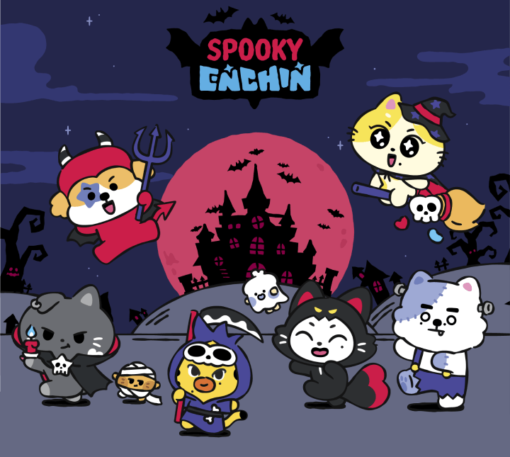 ENHYPEN Spooky Enchin Pouch Bag Keyring (Pre-Order)