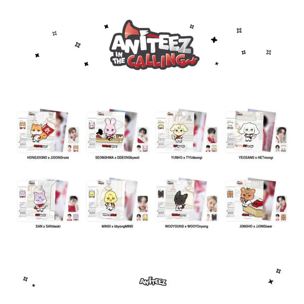 ATEEZ ANITEEZ IN THE CALLING OFFICIAL MD PROFILE HOLDER SET