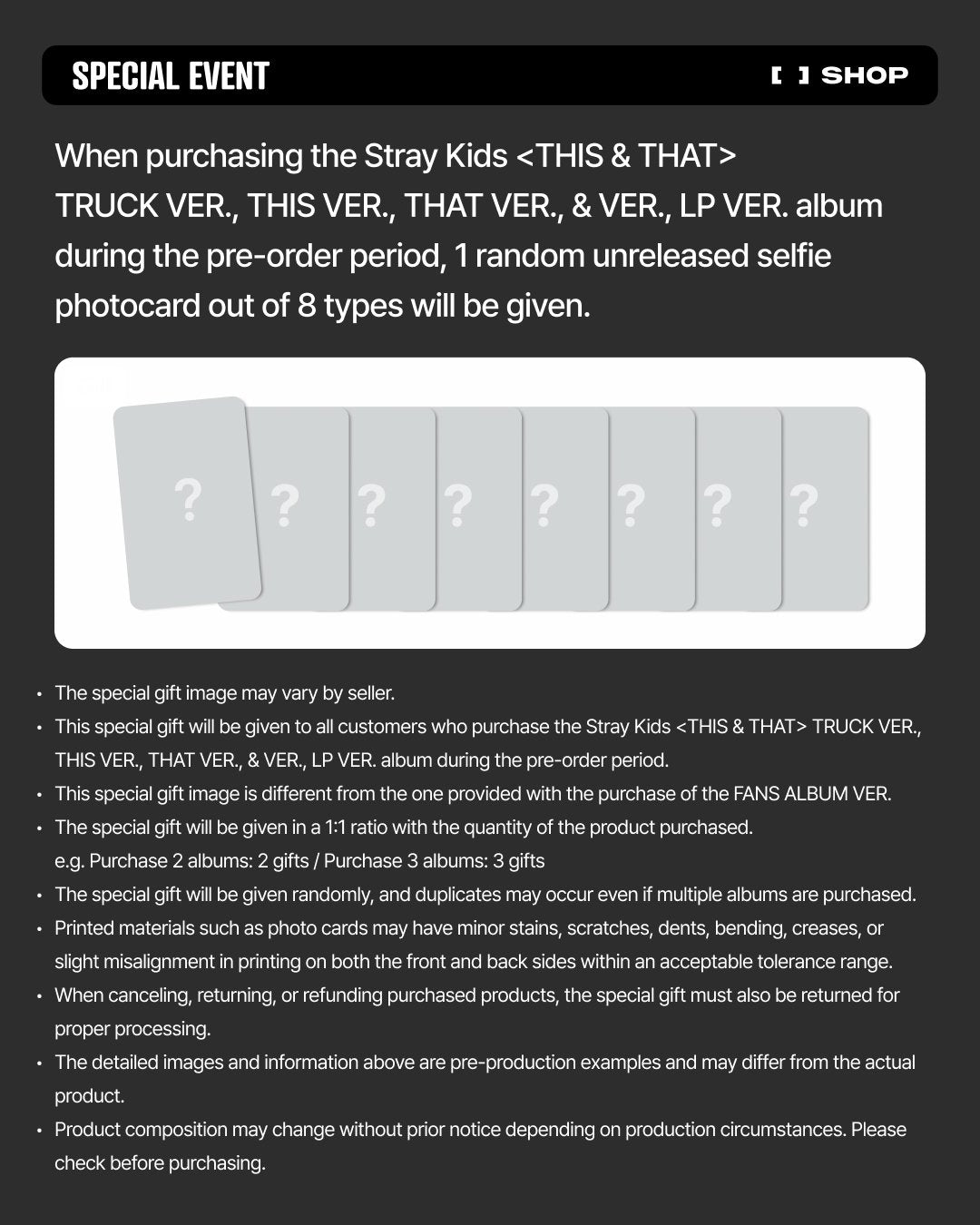 STRAYKIDS 1OTH MINI ALBUM [THIS&THAT]