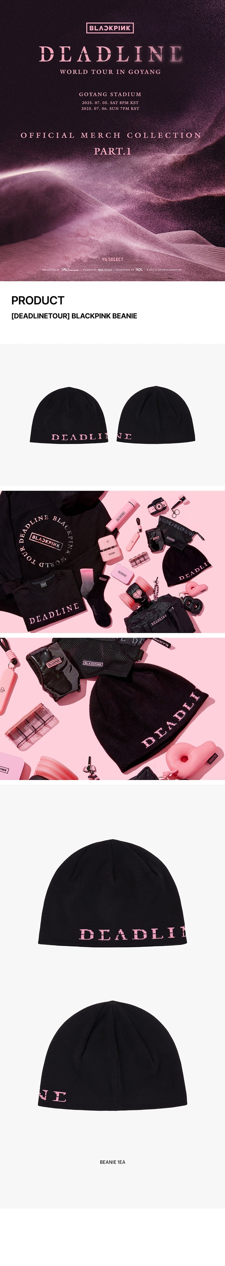 BLACKPINK [DEADLINETOUR] BEANIE