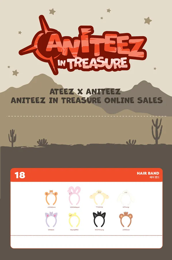 ATEEZ X ANITEEZ [ HAIR BAND ] ANITEEZ IN TREASURE