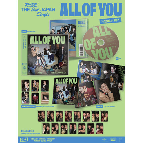 RIIZE 2ND JAPANESE ALBUM [ALL OF YOU] REGULAR EDITION