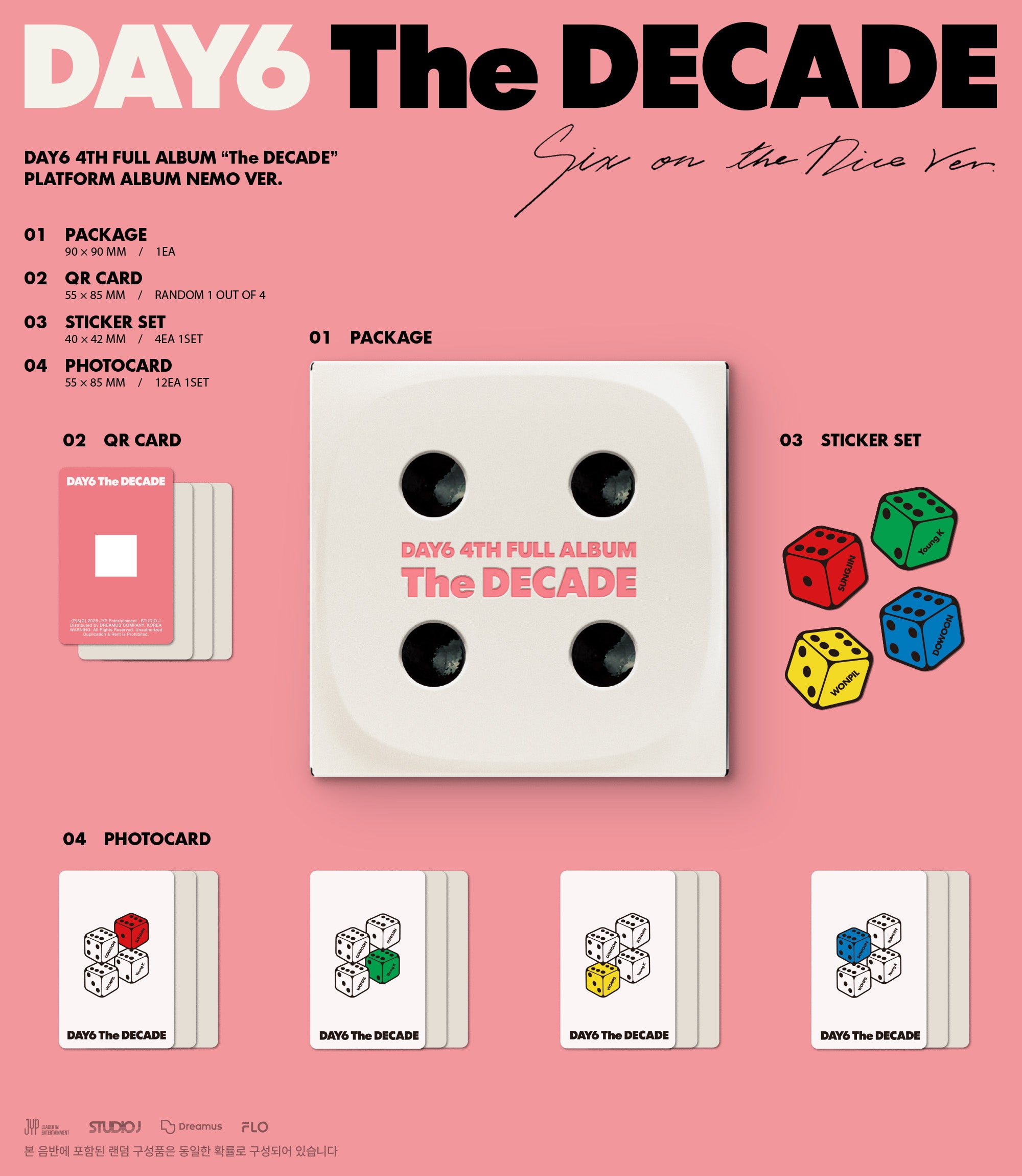 DAY6 4TH FULL ALBUM [THE DECADE] PLATFORM VER. (NEMO VER)
