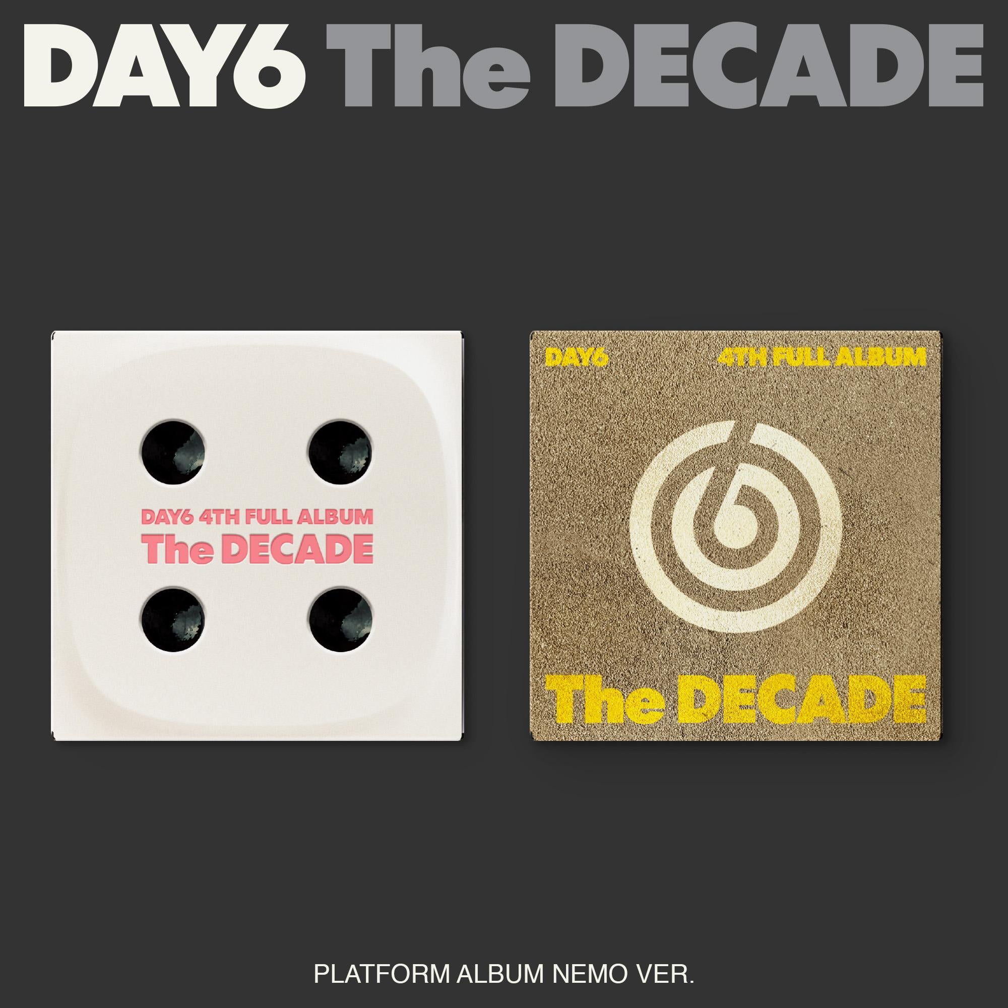 DAY6 4TH FULL ALBUM [THE DECADE] PLATFORM VER. (NEMO VER)