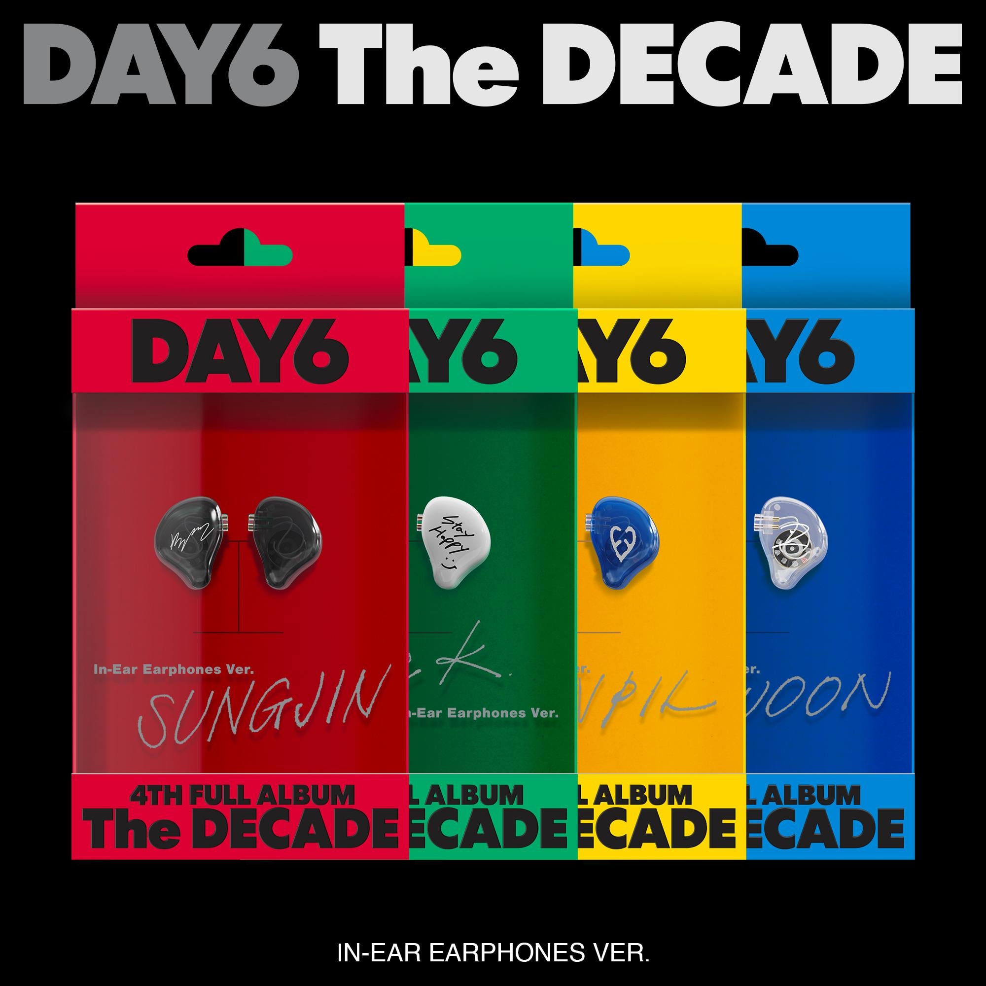 DAY6 4TH FULL ALBUM [THE DECADE] EAR PHONE VER.