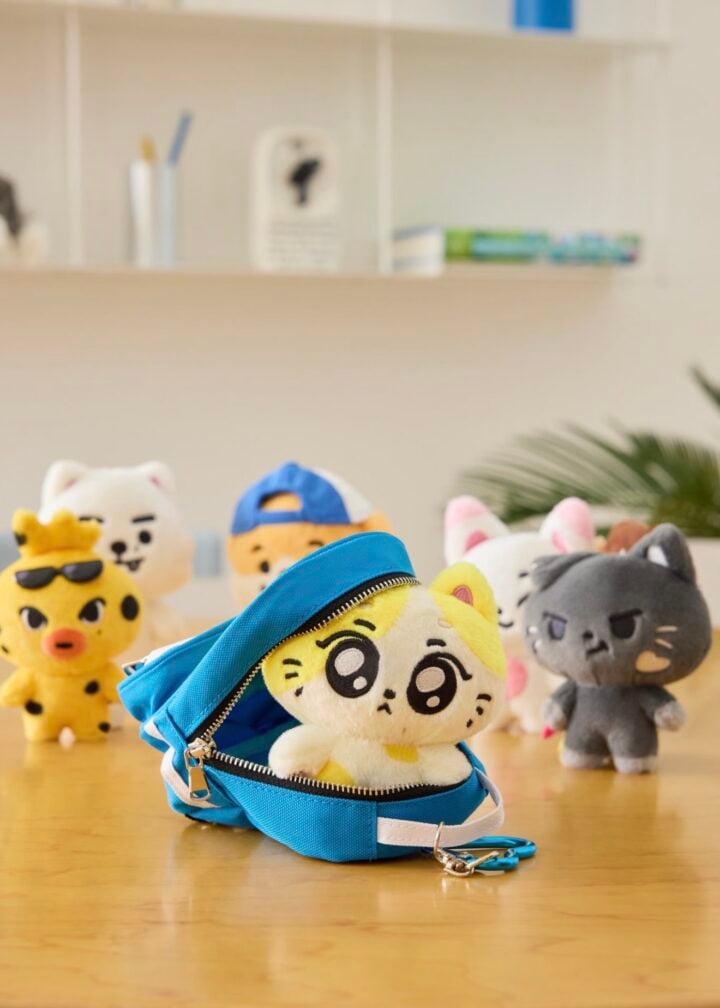 ENHYPEN OFFICIAL MD CHARACTER [ENCHIN] POUCH BAG KEYRING