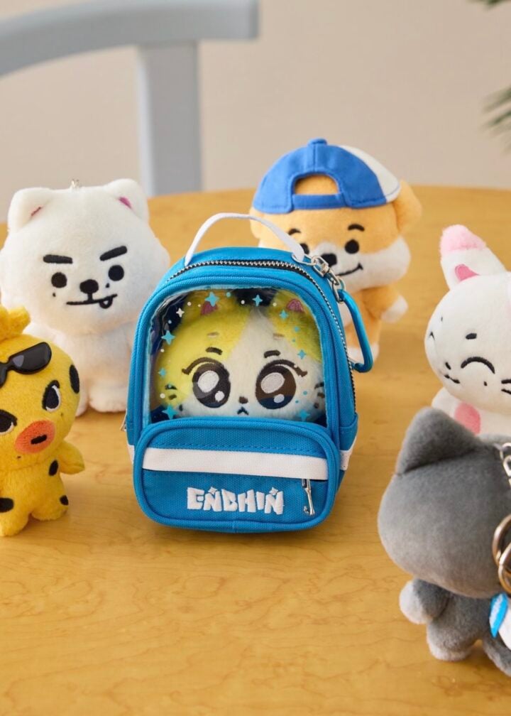 ENHYPEN OFFICIAL MD CHARACTER [ENCHIN] POUCH BAG KEYRING