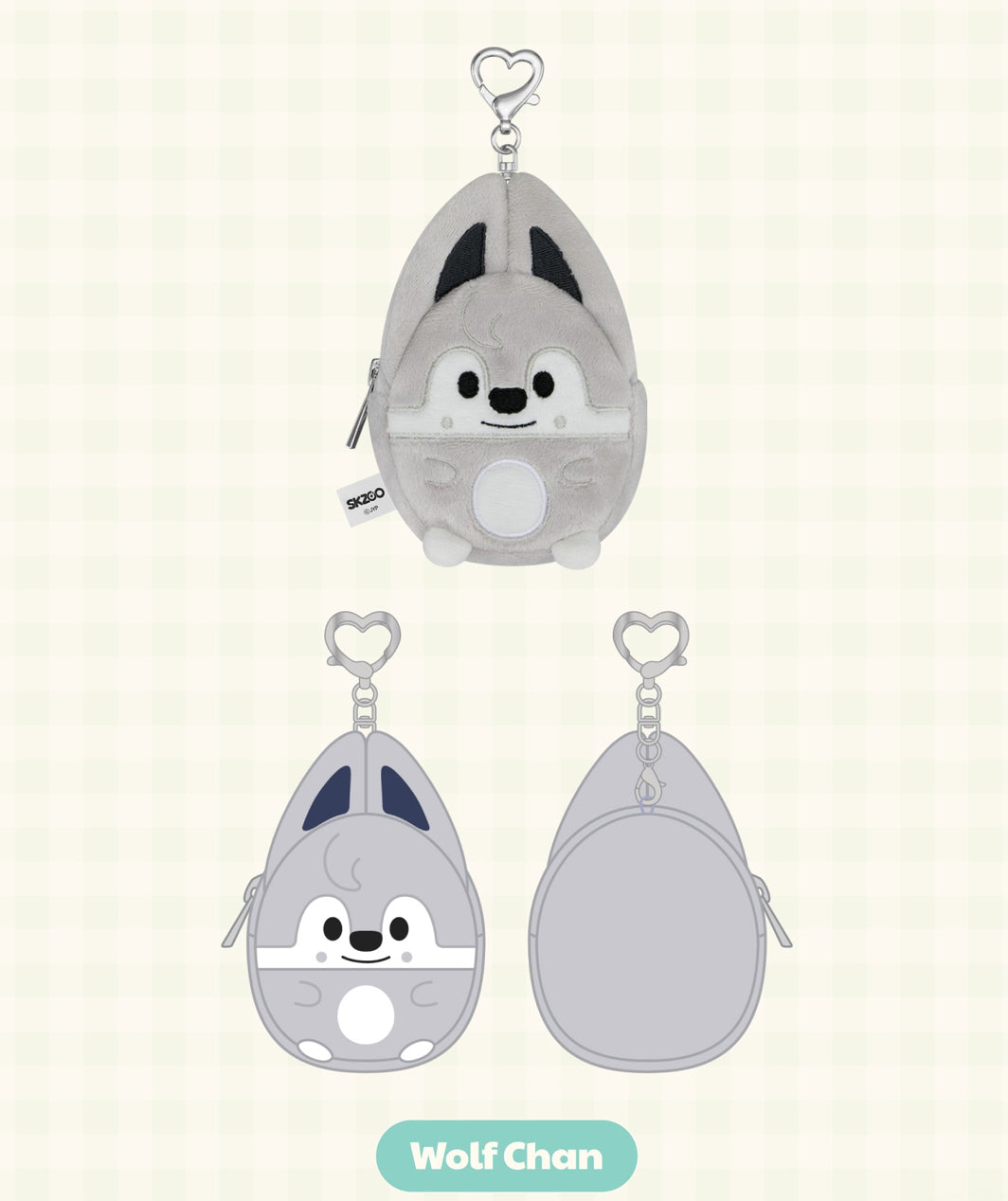 STRAY KIDS PLUSH COIN POUCH - ZOOTOPIA2 | SKZOO